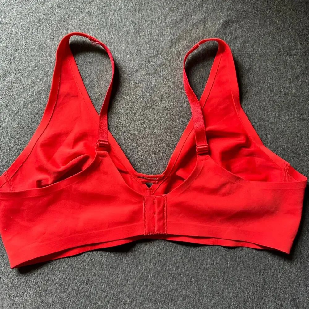 Soma red embraceable unlined wireless bra 40DD